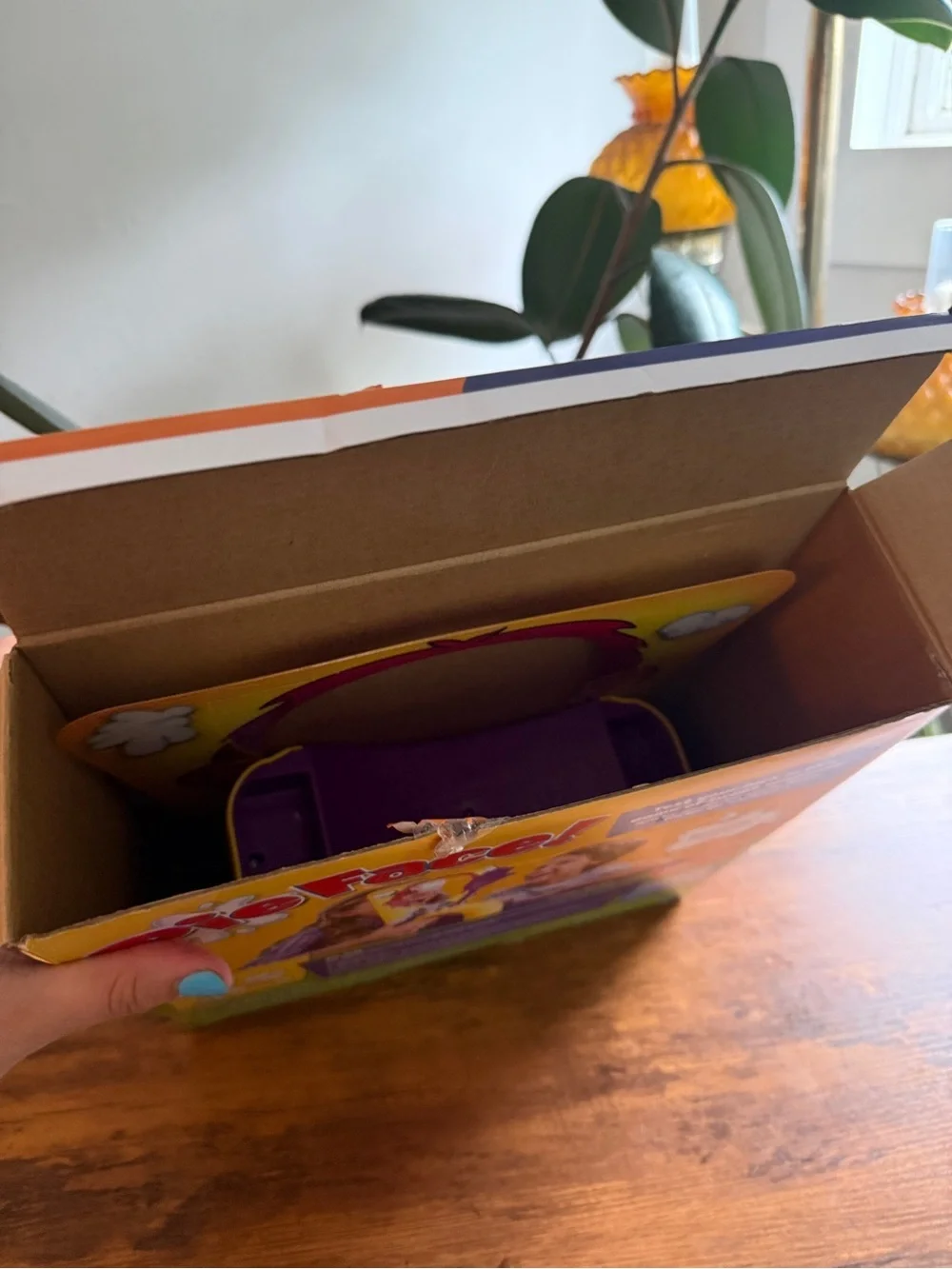 Hasbro Pie Face! Game - Yellow and Purple Box